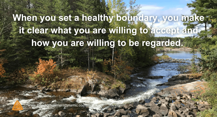 Setting Healthy Boundaries