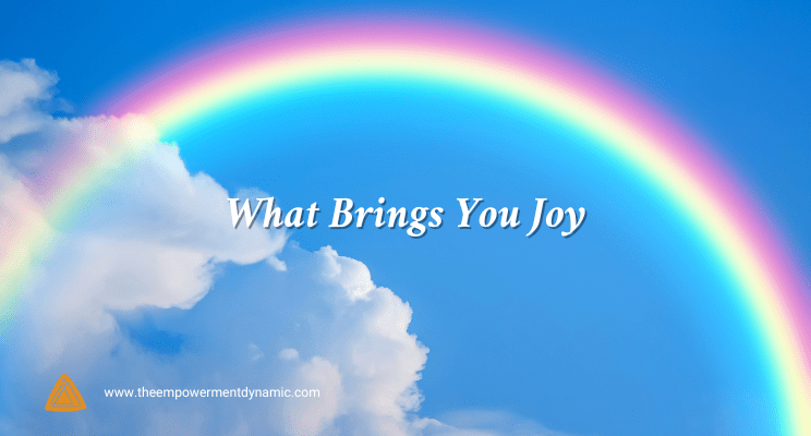 What Brings You Joy?