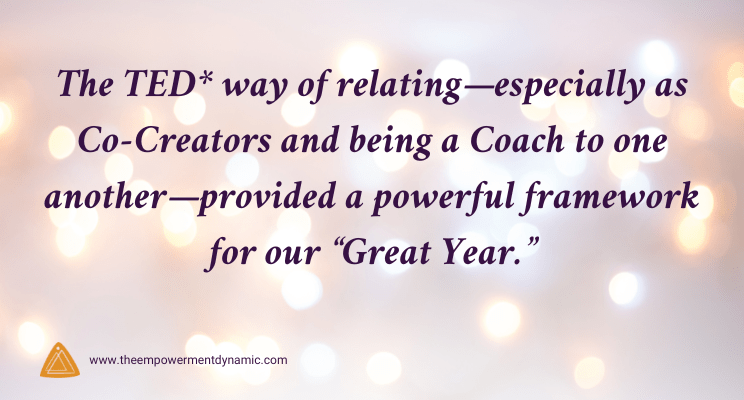 How TED* Helped Create Our “Great Year”