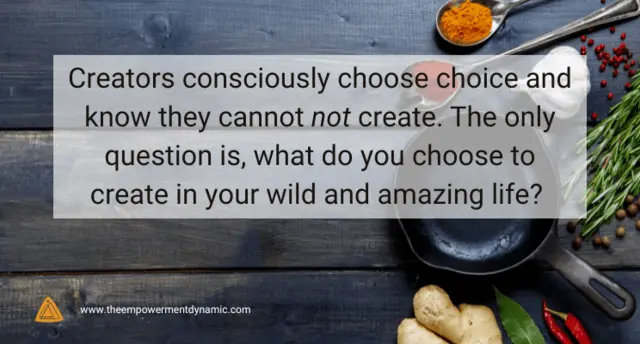 You Cannot Not Create